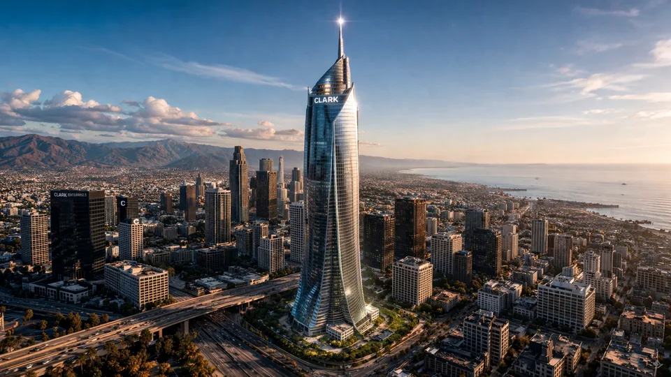 Clark Tower unframed location artwork